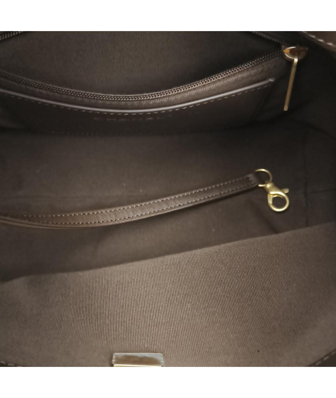 CHANEL Коричневая замшевая сумка через плечо, фото 7