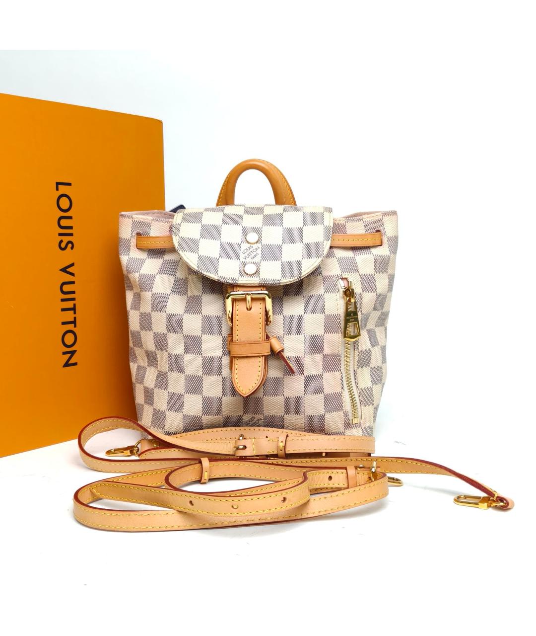 LOUIS VUITTON Бежевый рюкзак, фото 7