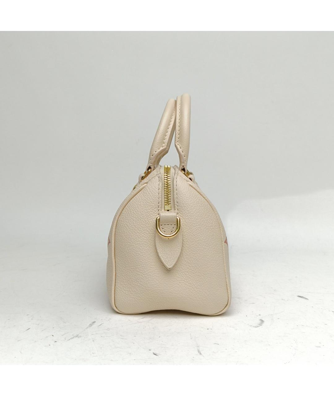 LOUIS VUITTON Белая кожаная сумка через плечо, фото 3