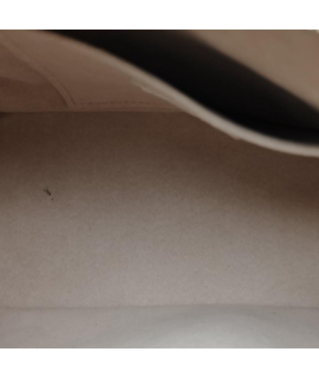 LOUIS VUITTON Белая кожаная сумка через плечо, фото 7