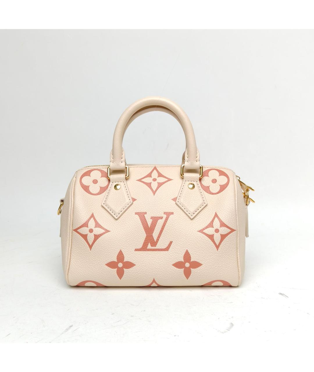 LOUIS VUITTON Белая кожаная сумка через плечо, фото 4