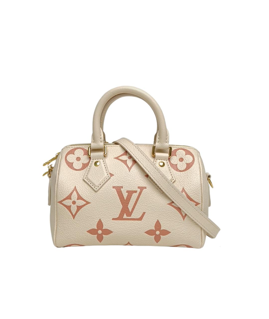 LOUIS VUITTON Белая кожаная сумка через плечо, фото 1