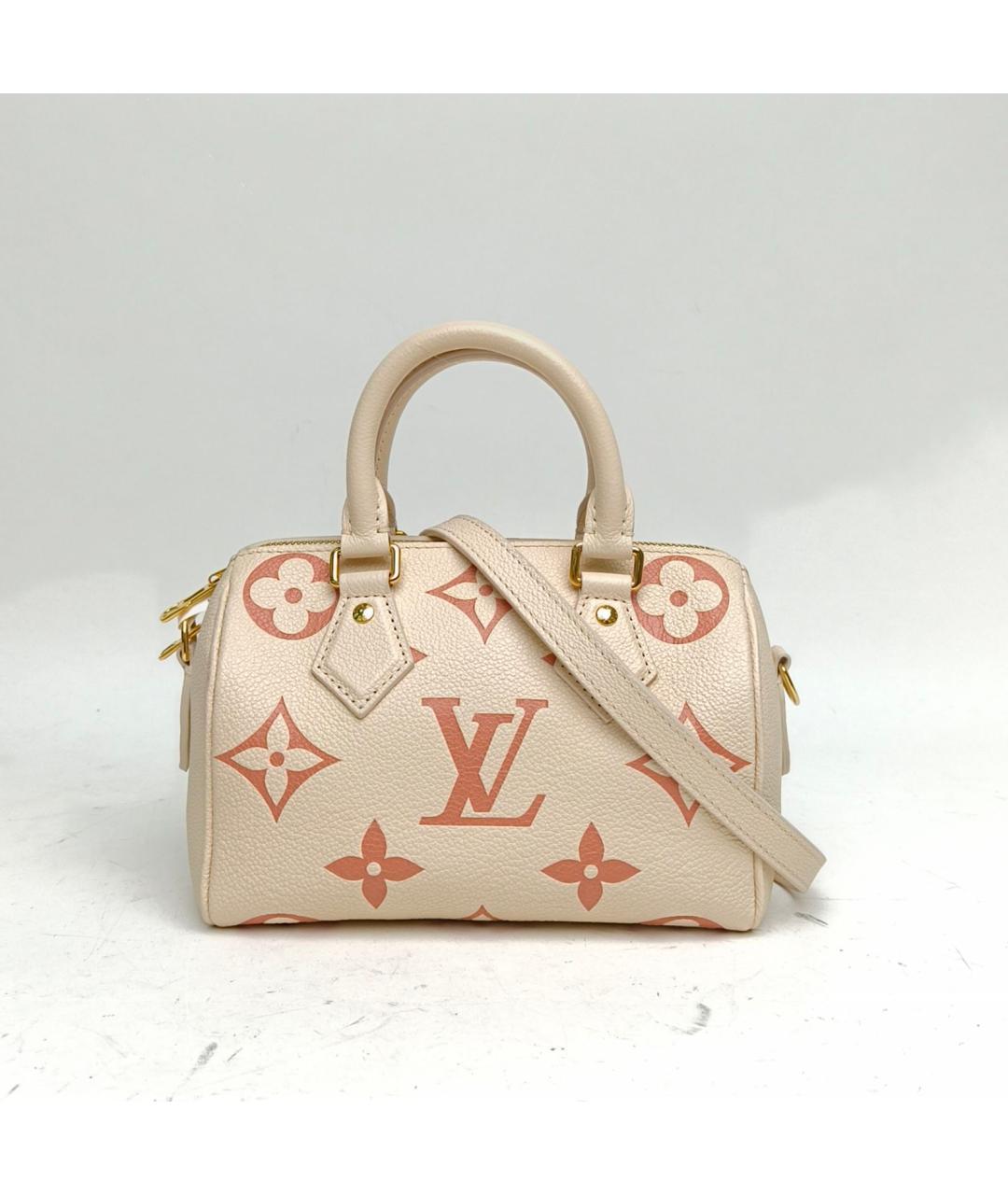 LOUIS VUITTON Белая кожаная сумка через плечо, фото 2