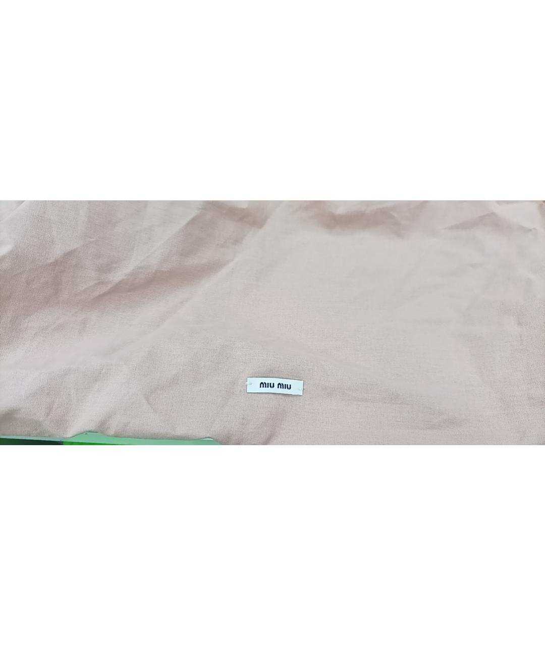 MIU MIU Коричневый замшевый рюкзак, фото 7