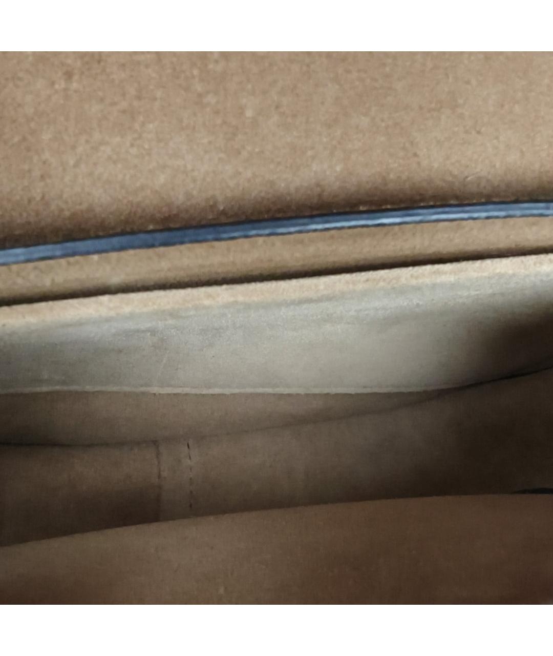 LOEWE Оранжевая кожаная сумка через плечо, фото 7