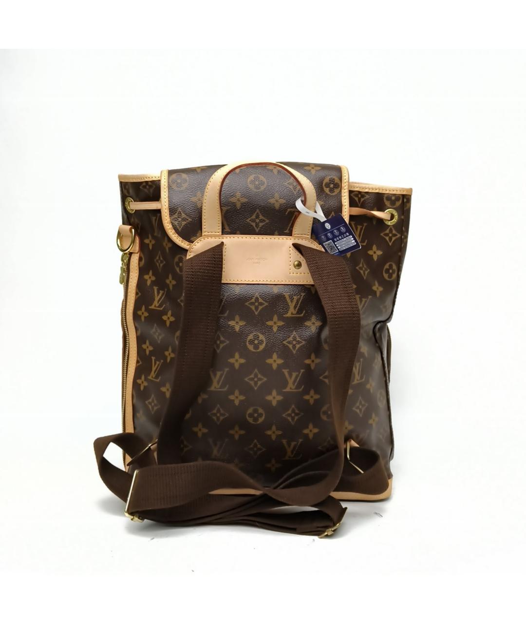 LOUIS VUITTON Коричневый рюкзак, фото 4