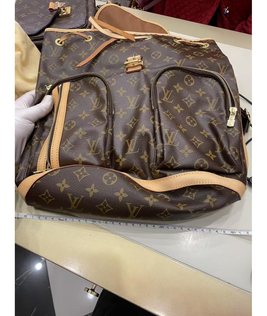 LOUIS VUITTON Коричневый рюкзак, фото 9