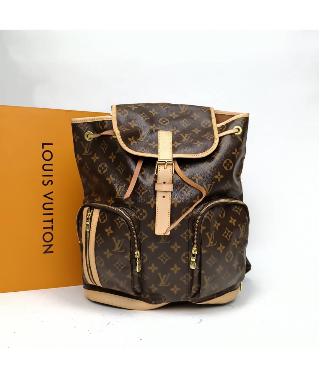 LOUIS VUITTON Коричневый рюкзак, фото 8