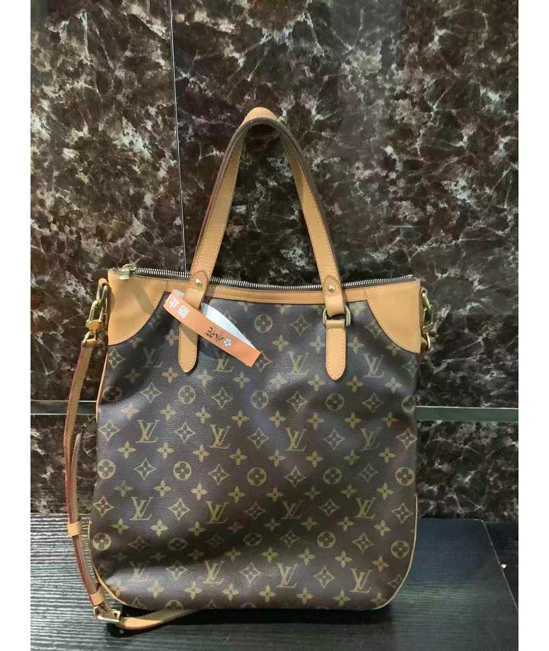 LOUIS VUITTON Коричневая сумка тоут, фото 9