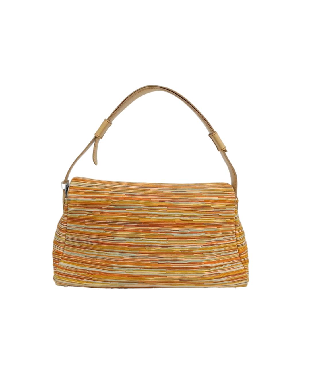 HERMES Оранжевая сумка с короткими ручками, фото 1