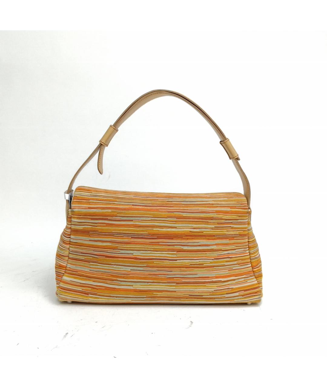 HERMES Оранжевая сумка с короткими ручками, фото 2