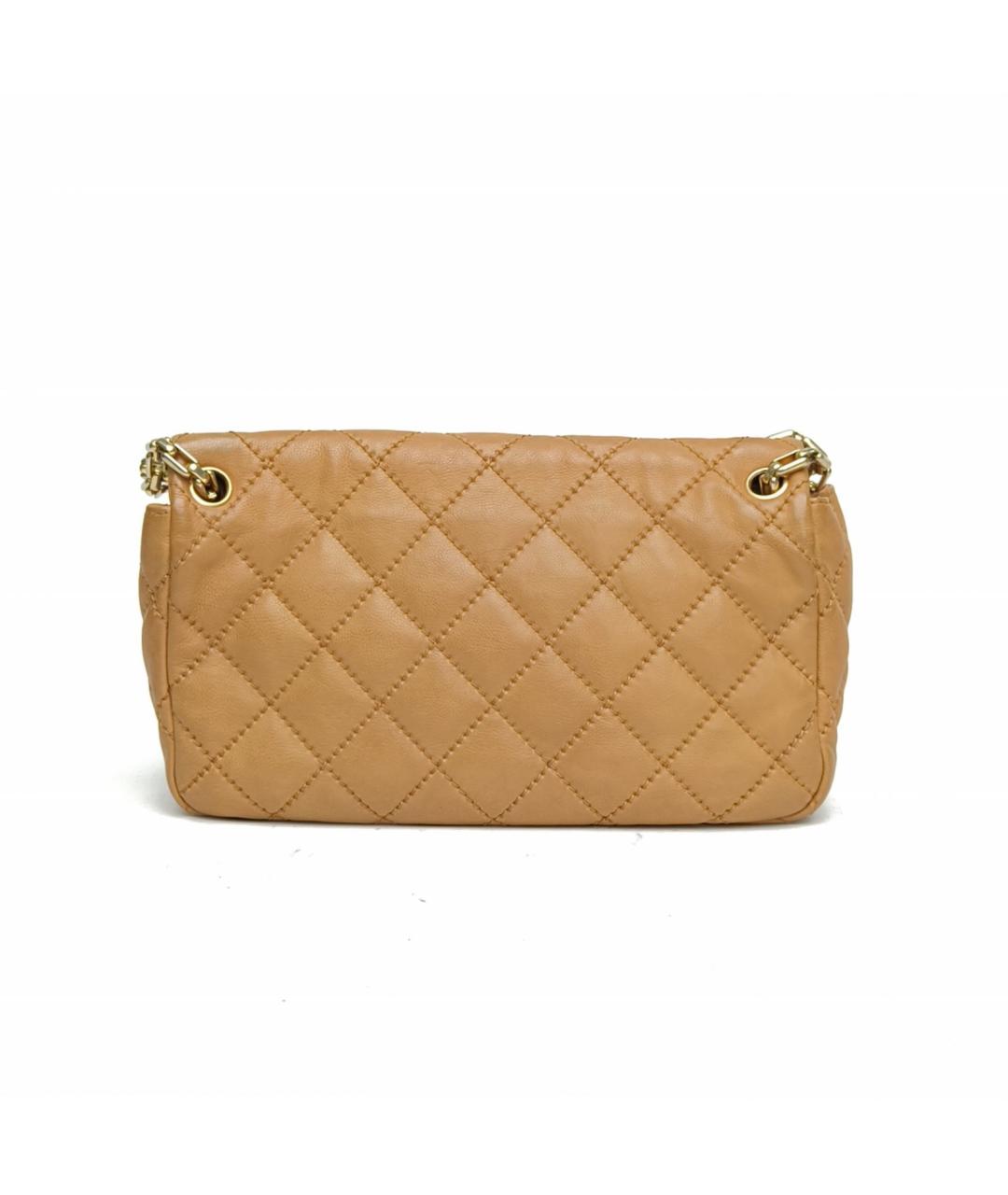 CHANEL Коричневая кожаная сумка через плечо, фото 4