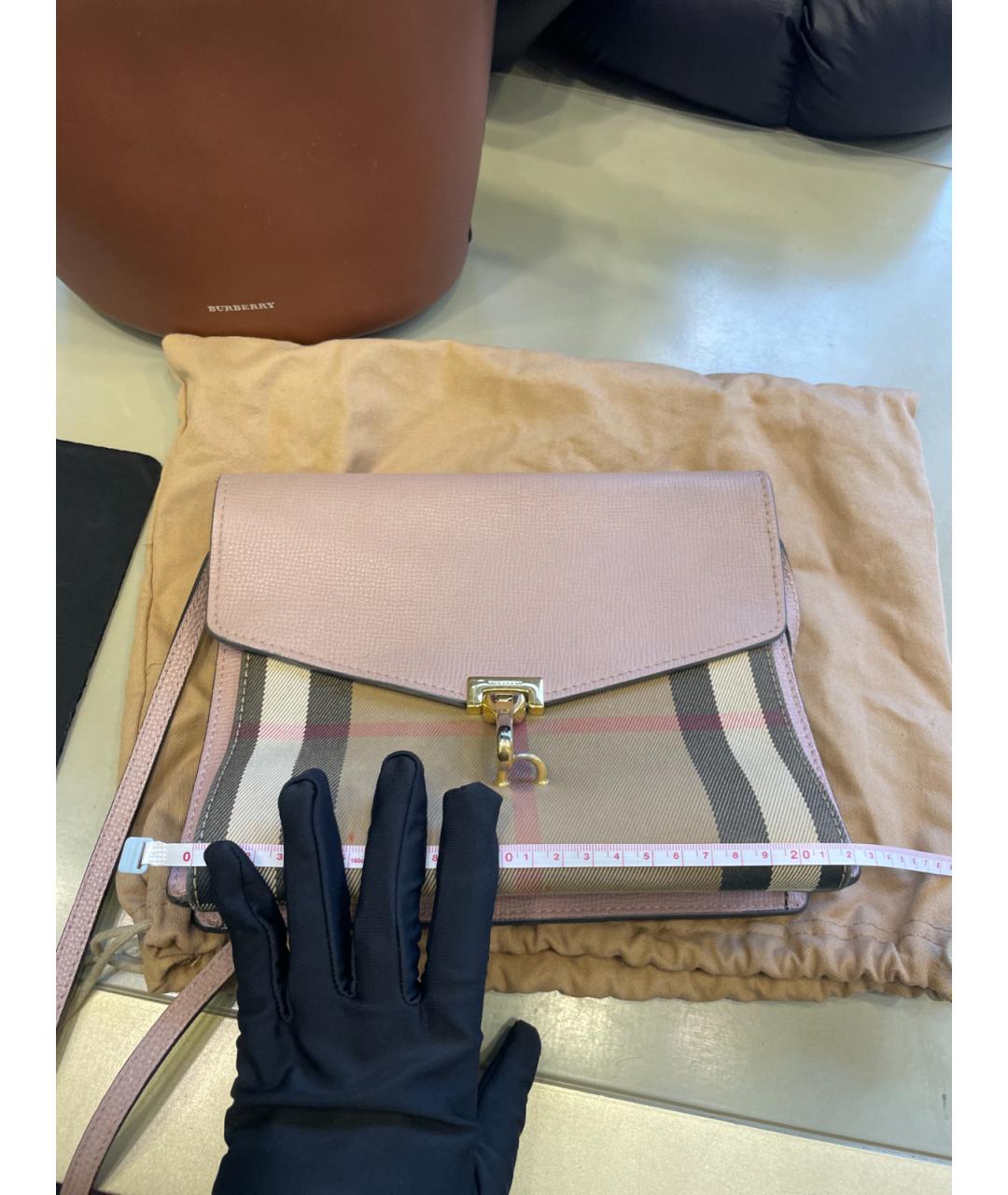 BURBERRY Бежевая сумка через плечо, фото 9