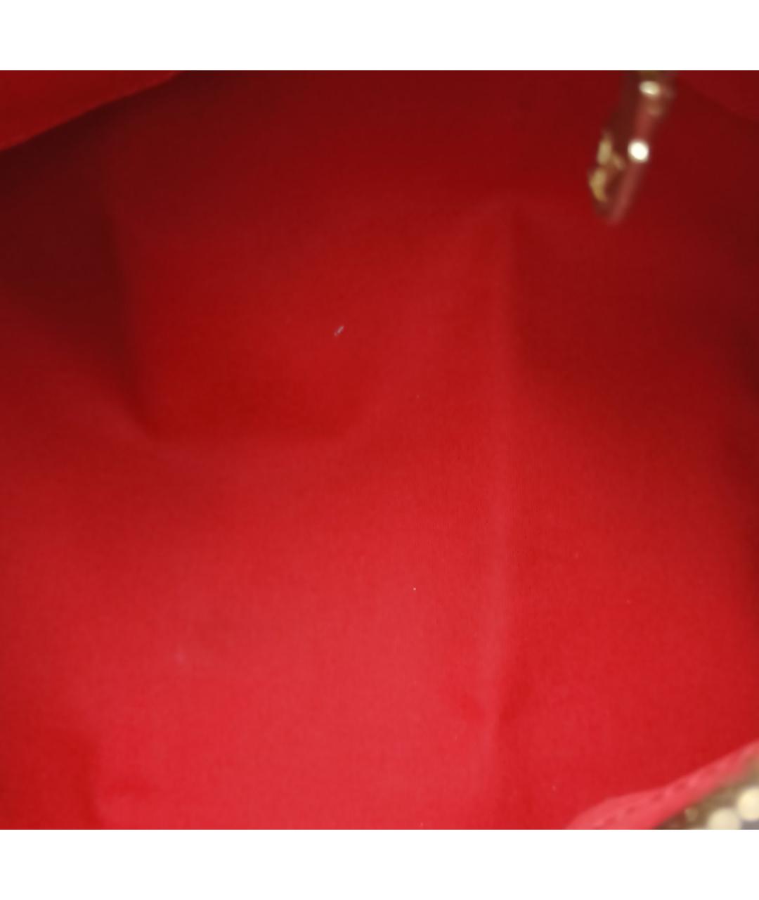 LOUIS VUITTON Коричневая сумка тоут, фото 7