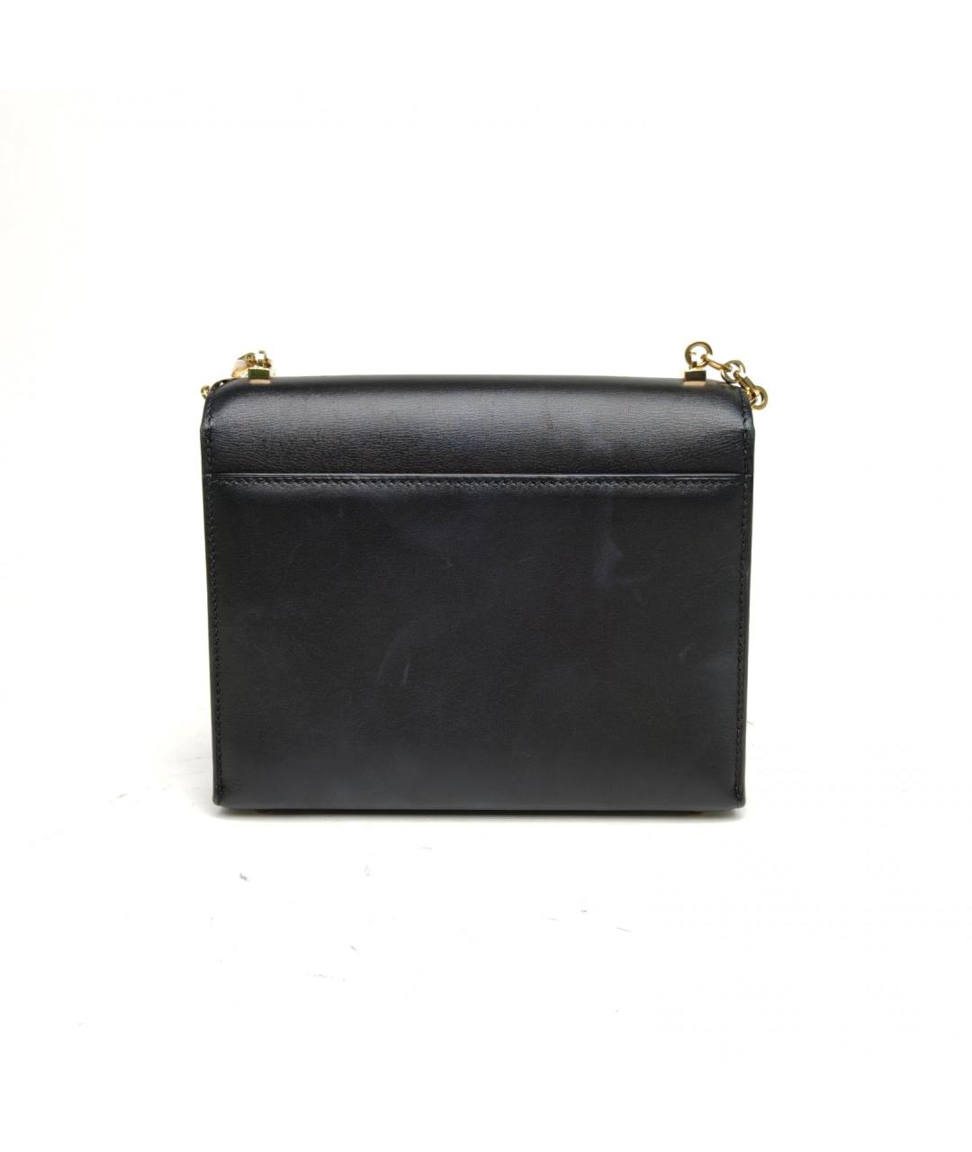 HERMES Черная кожаная сумка через плечо, фото 4