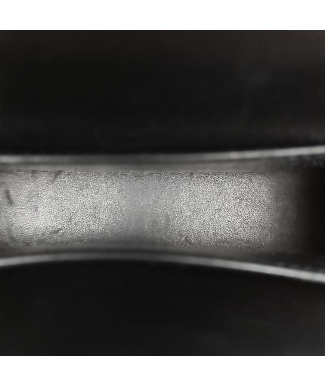 HERMES Черная кожаная сумка через плечо, фото 8