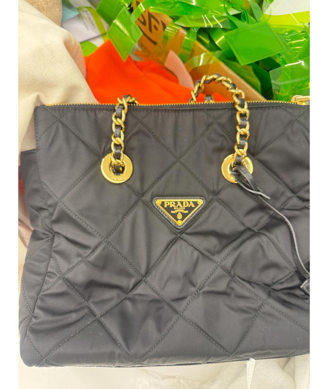 PRADA Черная сумка через плечо, фото 9