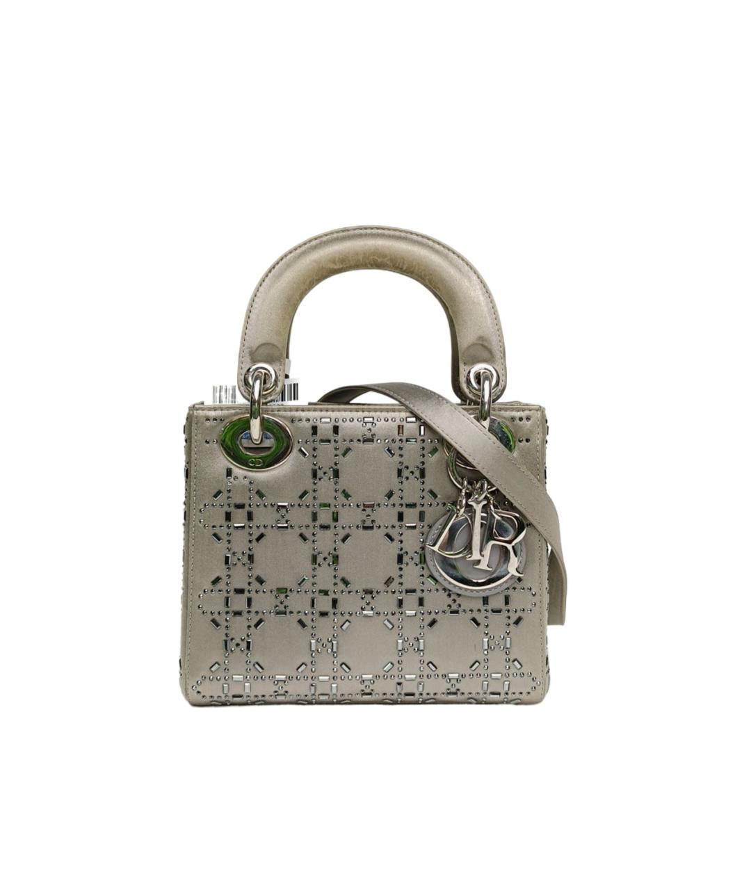 CHRISTIAN DIOR Серая сумка через плечо, фото 1