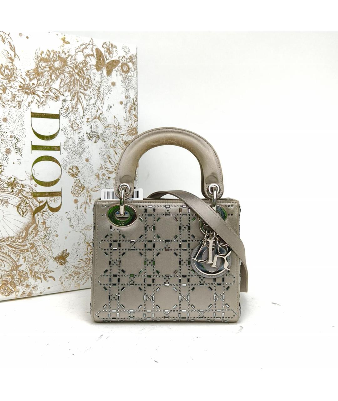 CHRISTIAN DIOR Серая сумка через плечо, фото 6