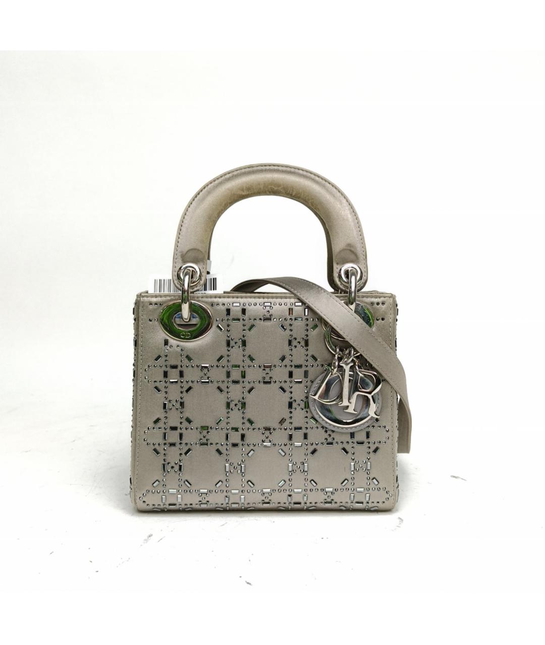 CHRISTIAN DIOR Серая сумка через плечо, фото 7