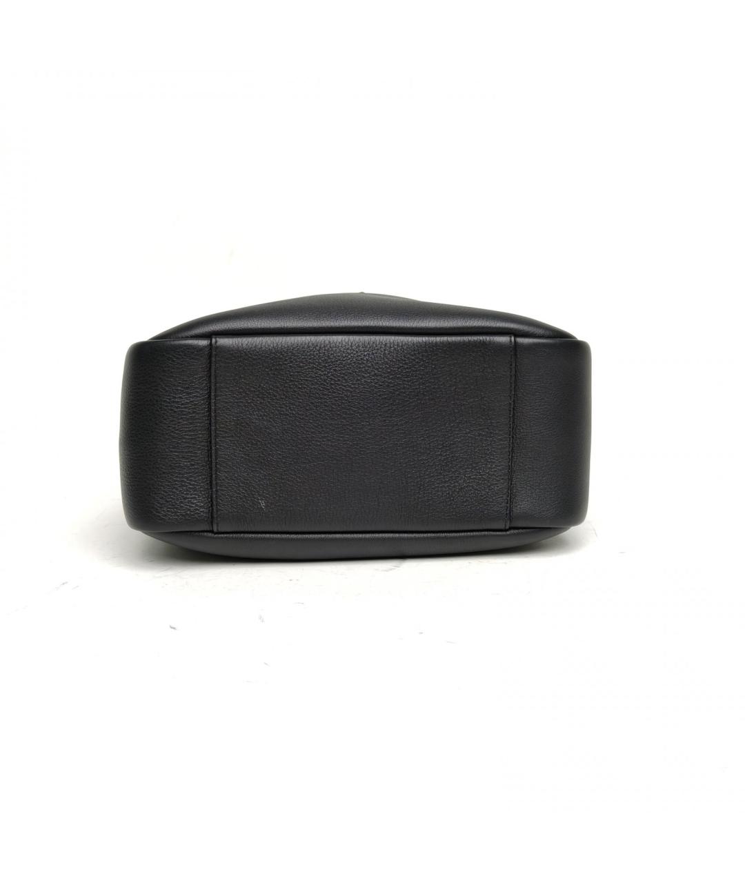 SAINT LAURENT Черная кожаная сумка через плечо, фото 6