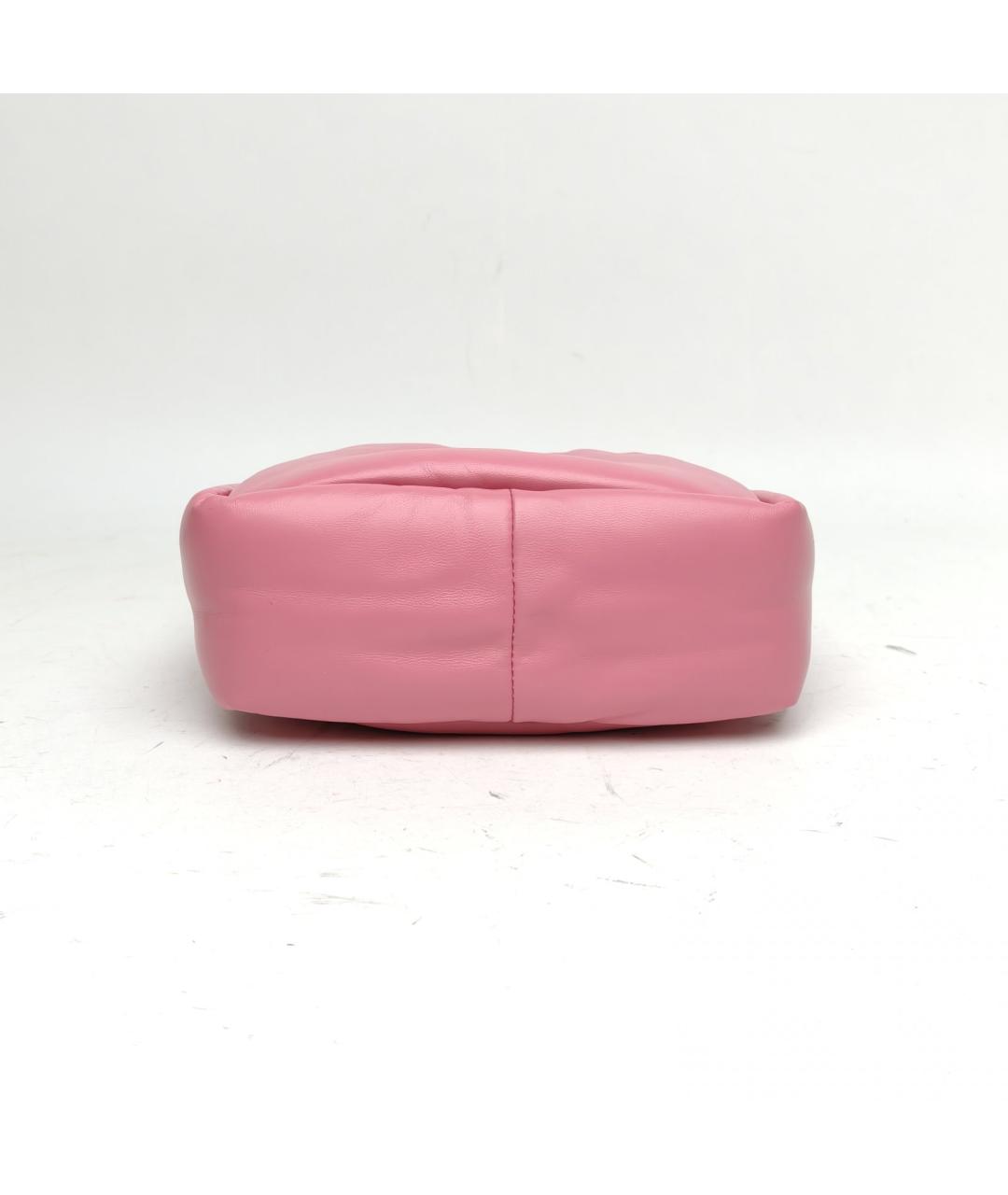 PRADA Розовая кожаная сумка через плечо, фото 6