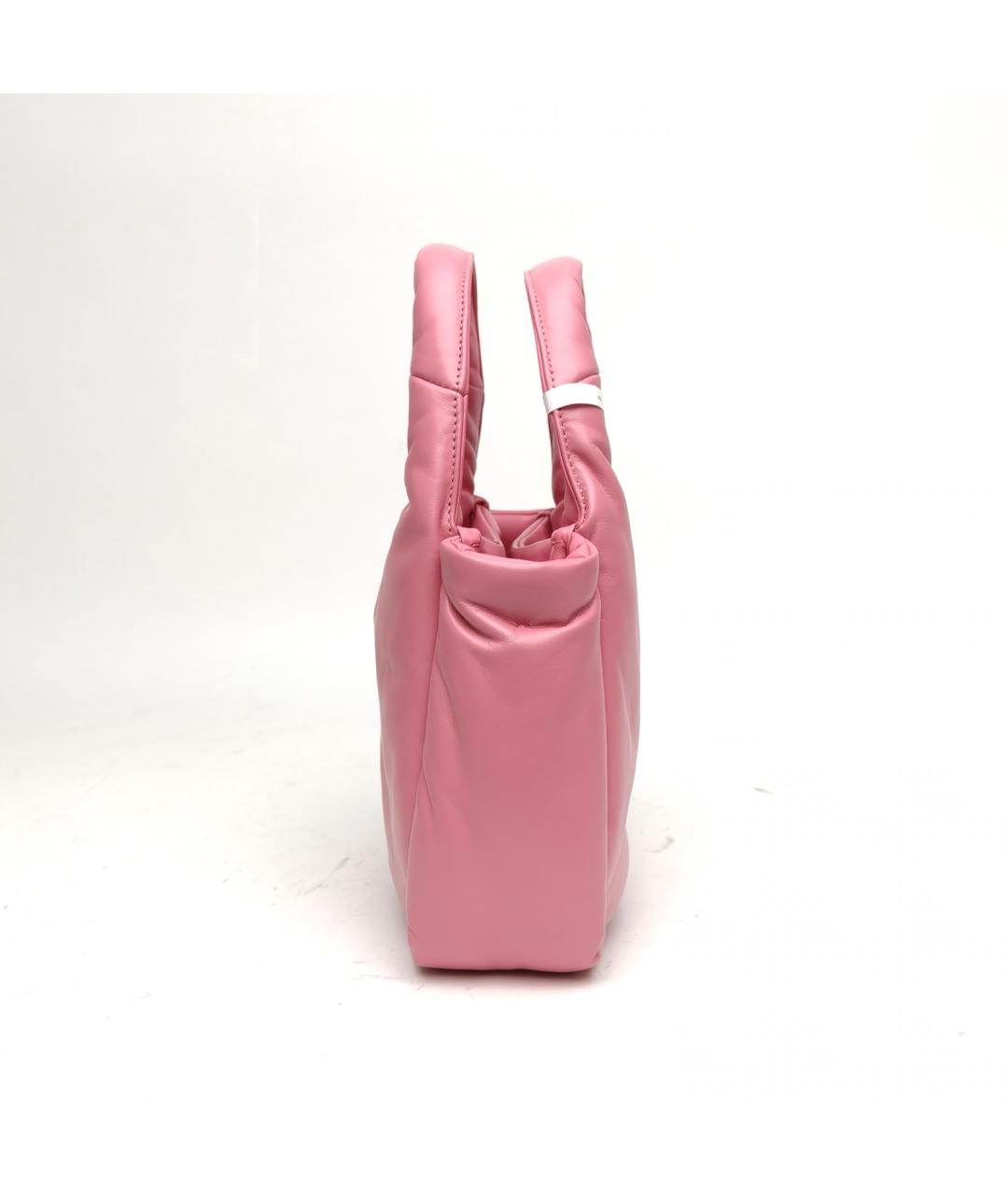 PRADA Розовая кожаная сумка через плечо, фото 5