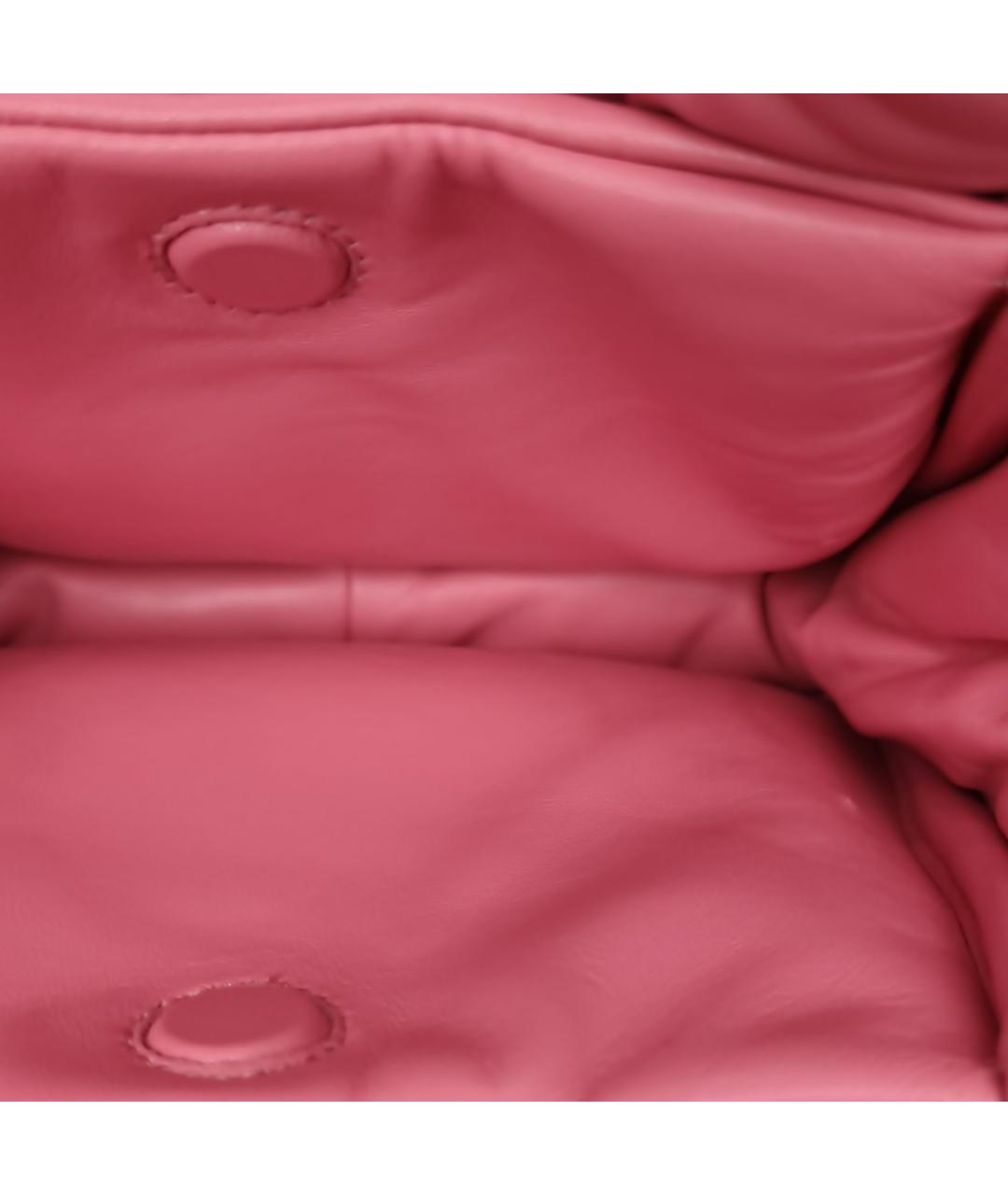 PRADA Розовая кожаная сумка через плечо, фото 8