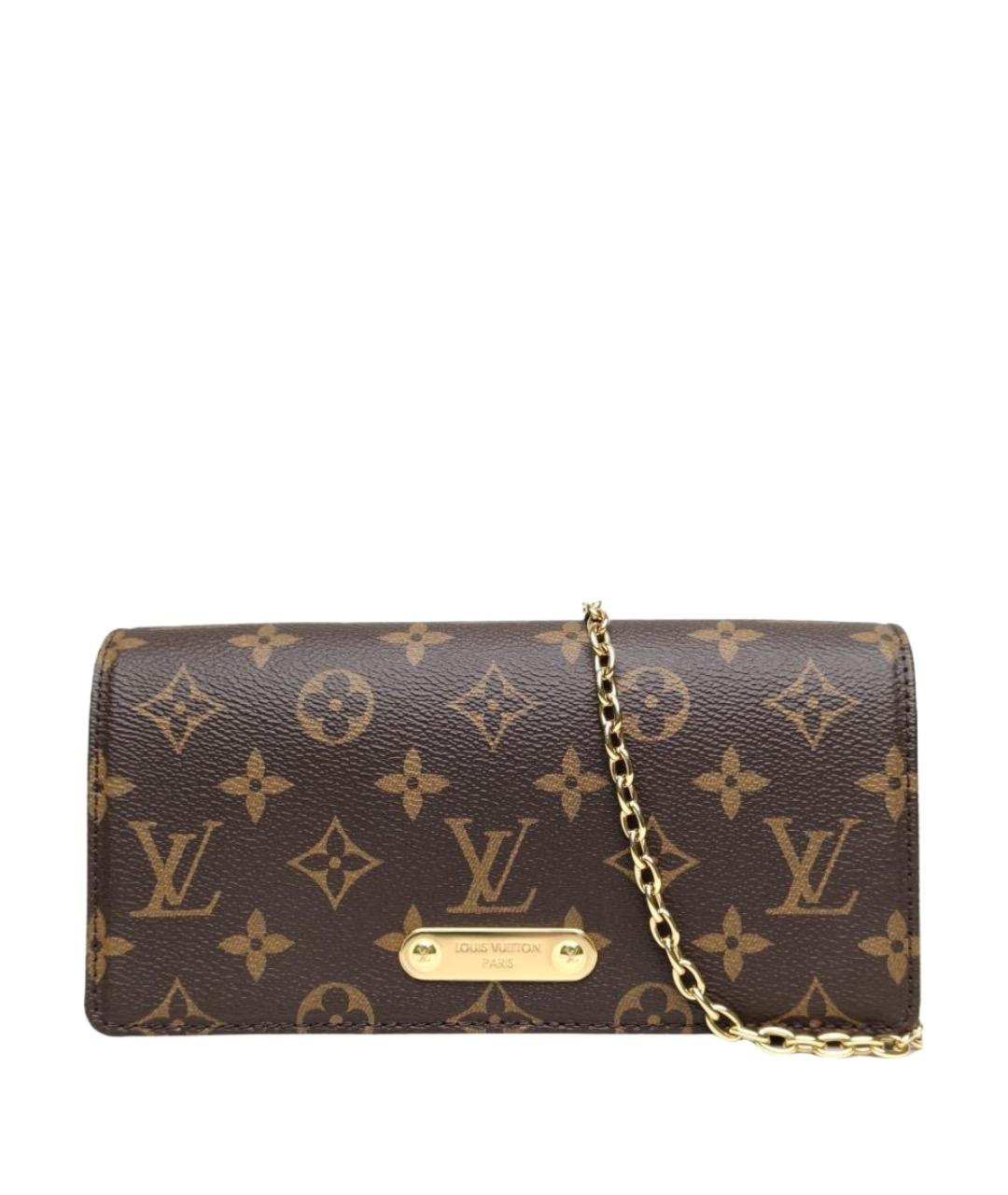 LOUIS VUITTON Коричневая сумка через плечо, фото 1
