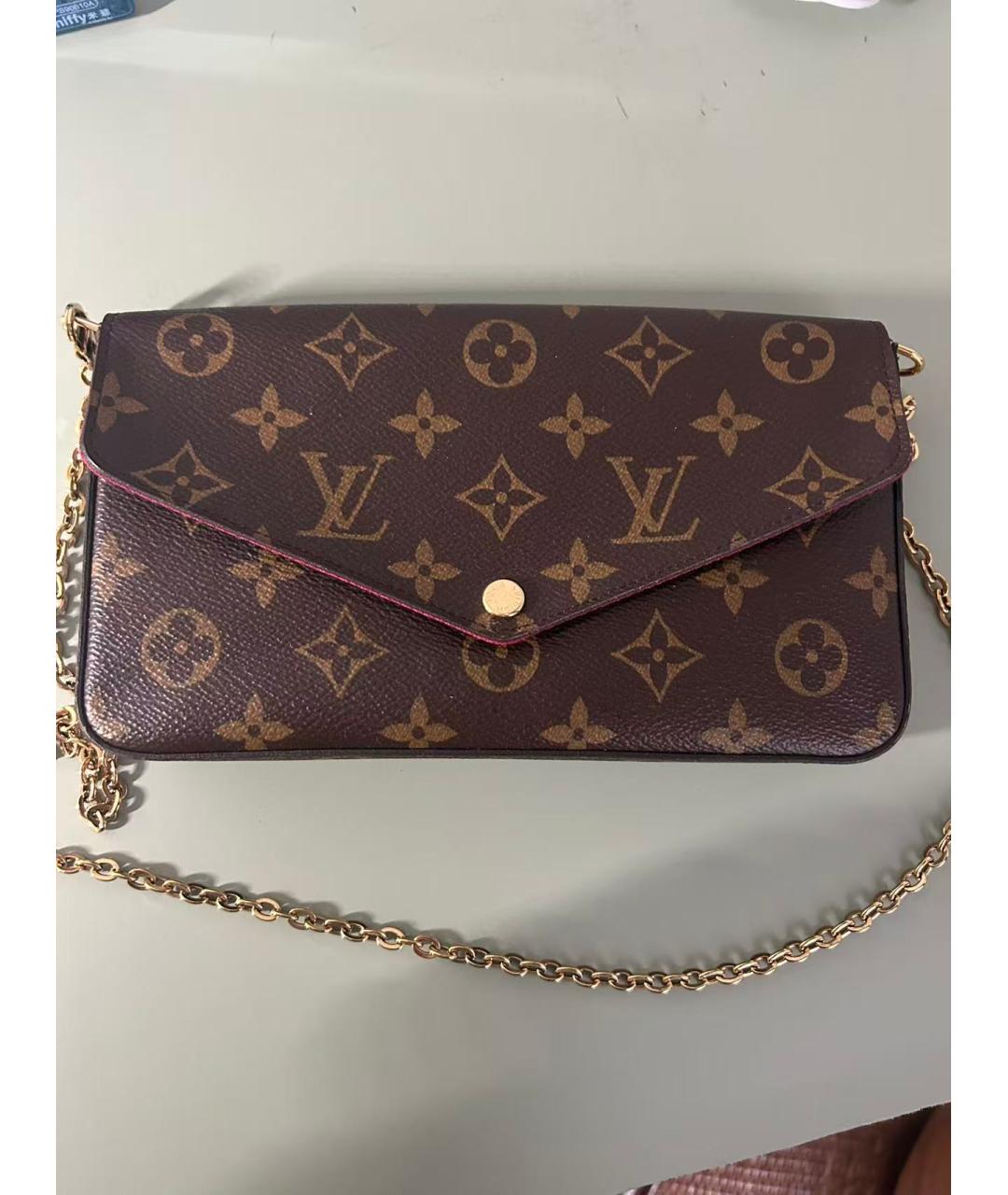 LOUIS VUITTON Коричневая сумка через плечо, фото 9