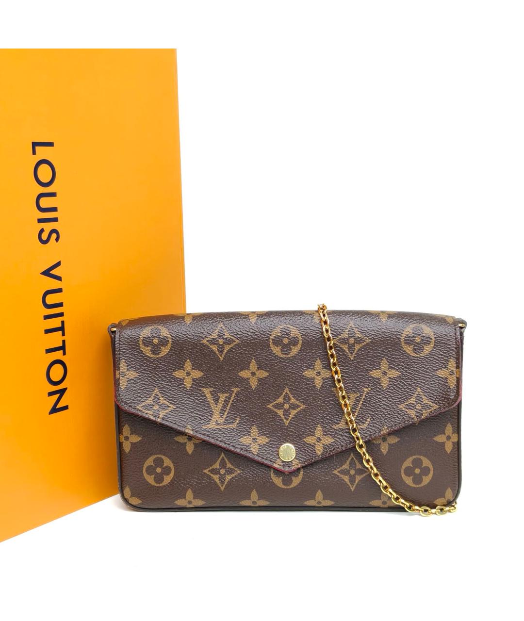 LOUIS VUITTON Коричневая сумка через плечо, фото 8
