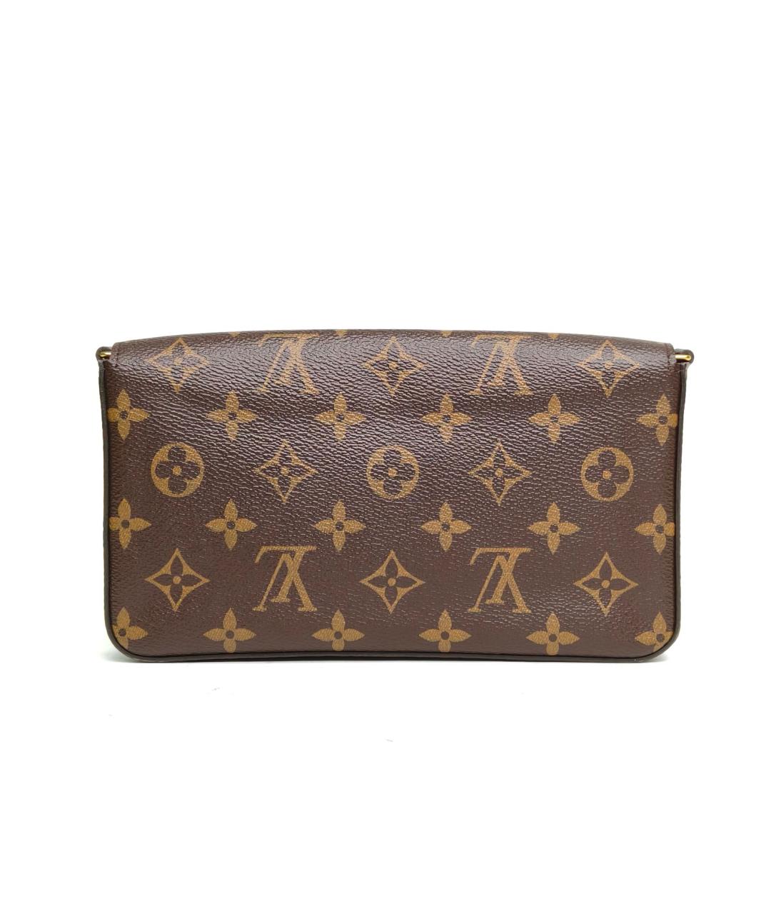 LOUIS VUITTON Коричневая сумка через плечо, фото 4