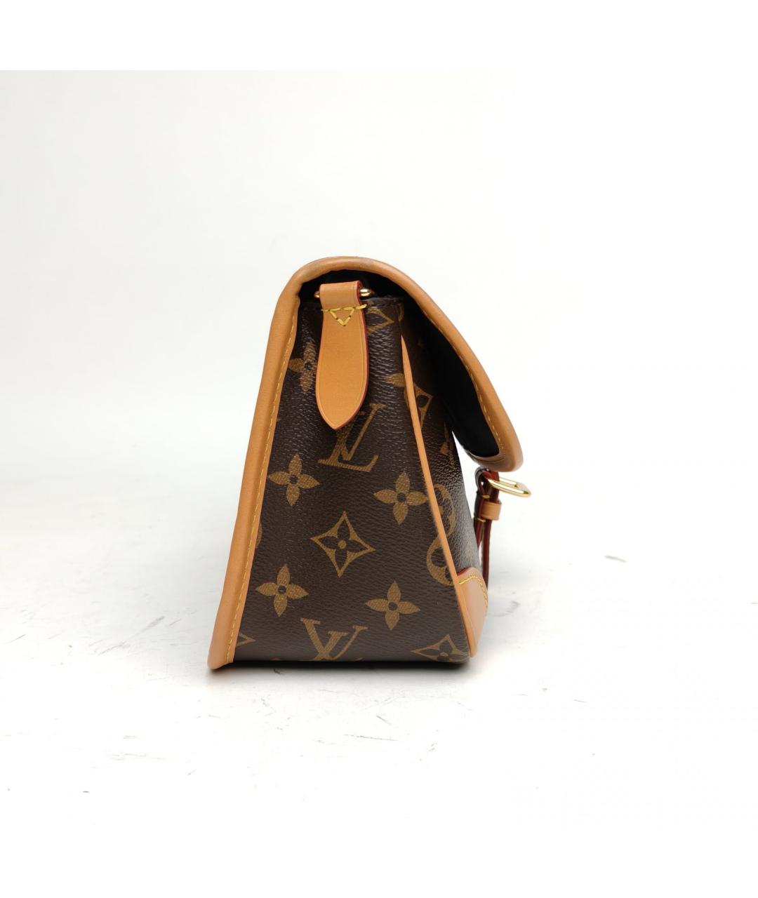 LOUIS VUITTON Коричневая сумка через плечо, фото 5