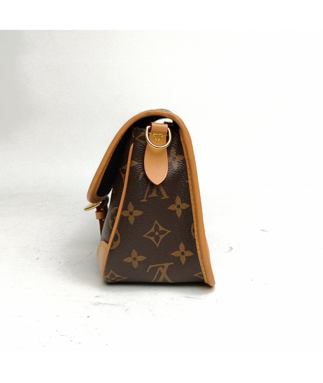 LOUIS VUITTON Коричневая сумка через плечо, фото 3