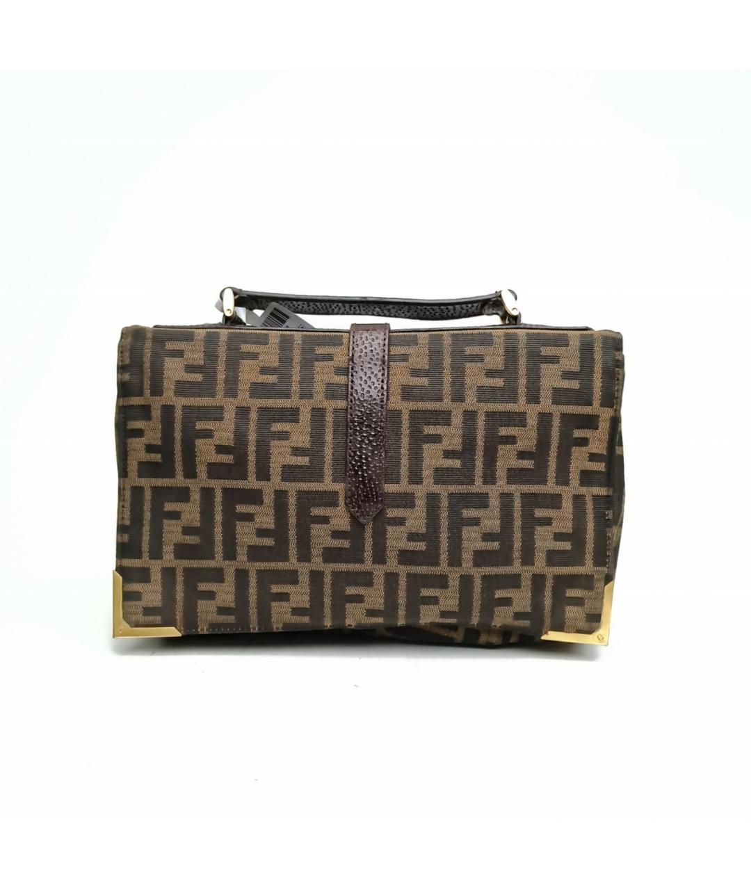 FENDI Коричневая сумка через плечо, фото 4