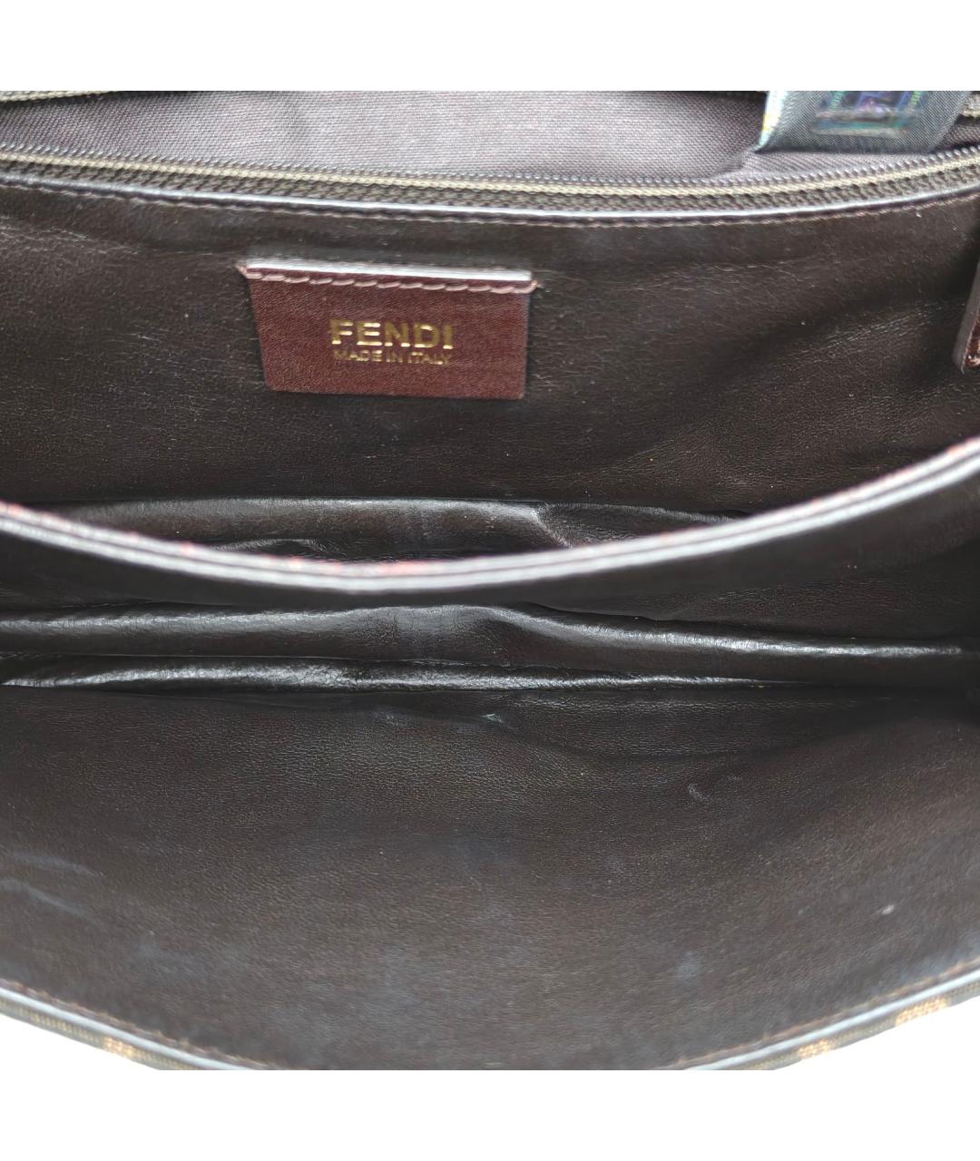 FENDI Коричневая сумка через плечо, фото 8