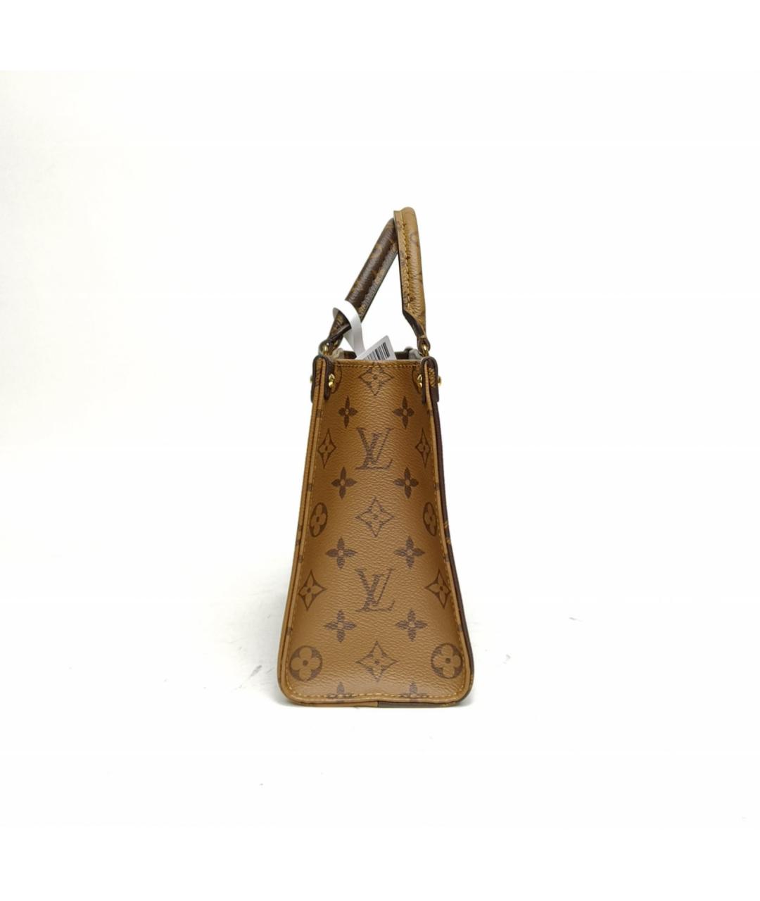 LOUIS VUITTON Коричневая сумка с короткими ручками, фото 3