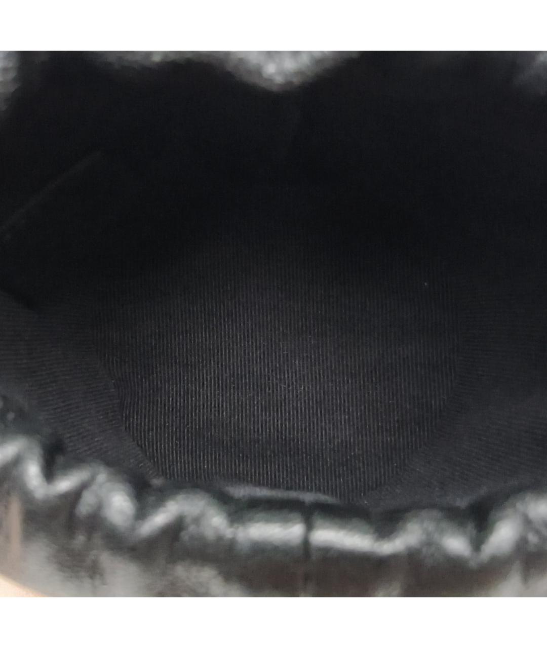 CHANEL Черная кожаная сумка через плечо, фото 8