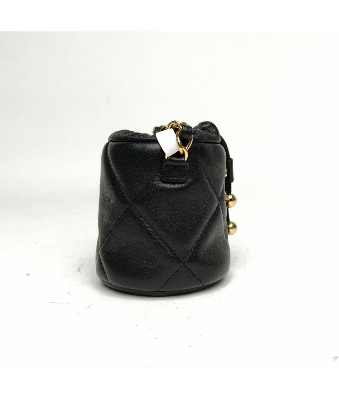 CHANEL Черная кожаная сумка через плечо, фото 3
