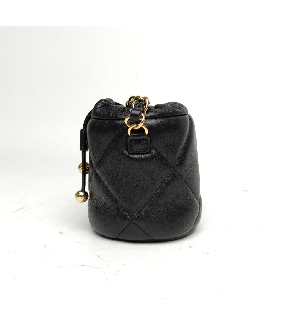 CHANEL Черная кожаная сумка через плечо, фото 5