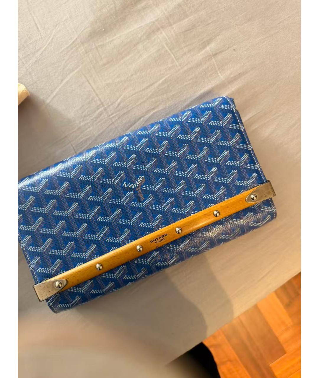 GOYARD Синяя сумка через плечо, фото 8