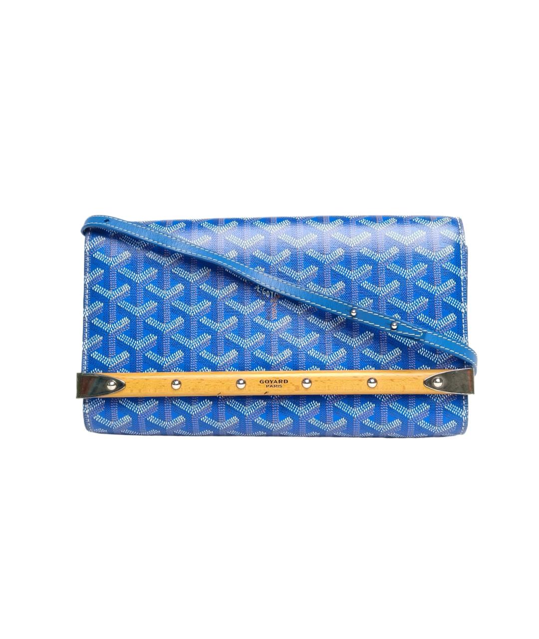 GOYARD Синяя сумка через плечо, фото 1