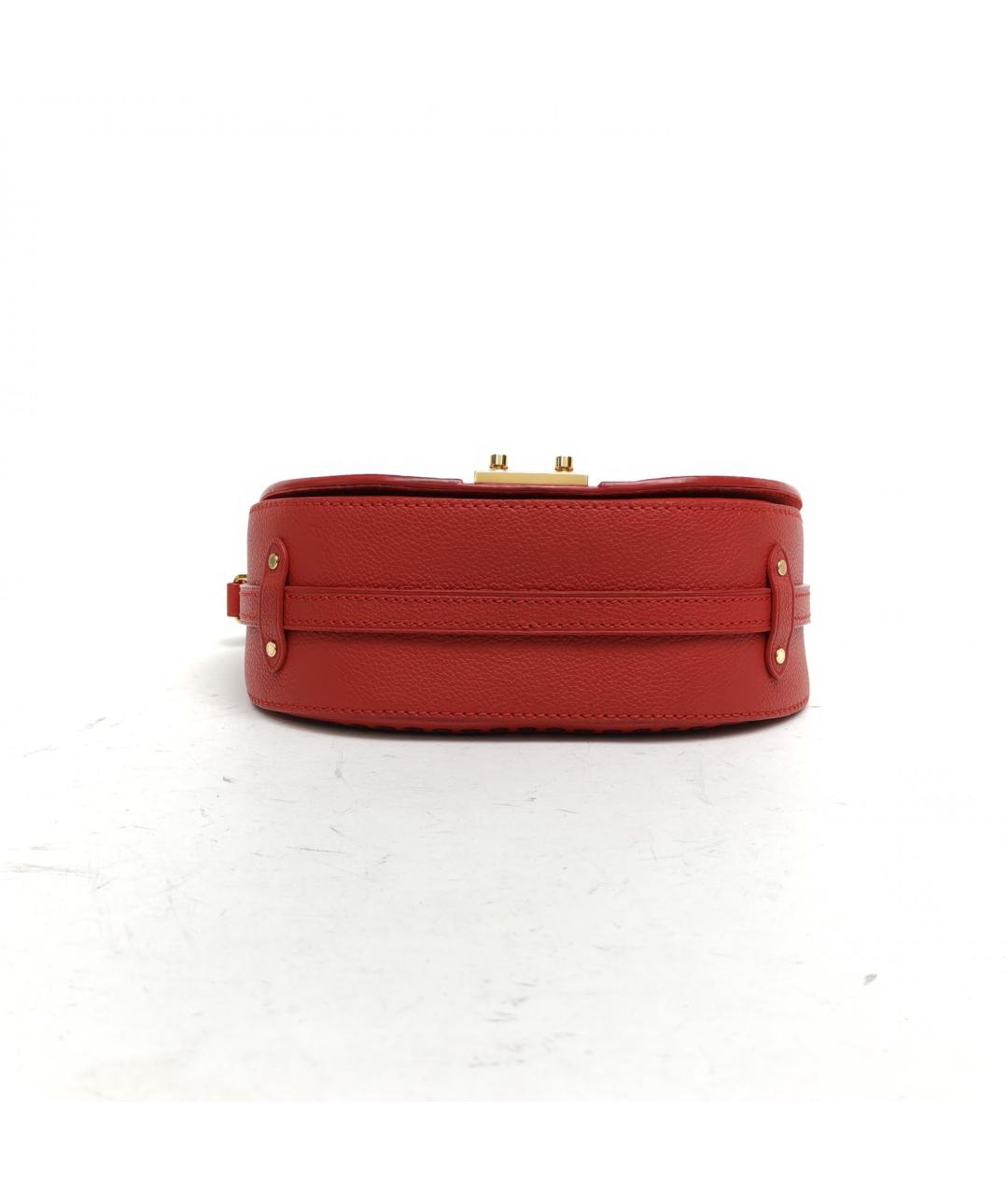 LOUIS VUITTON Красная кожаная сумка через плечо, фото 6