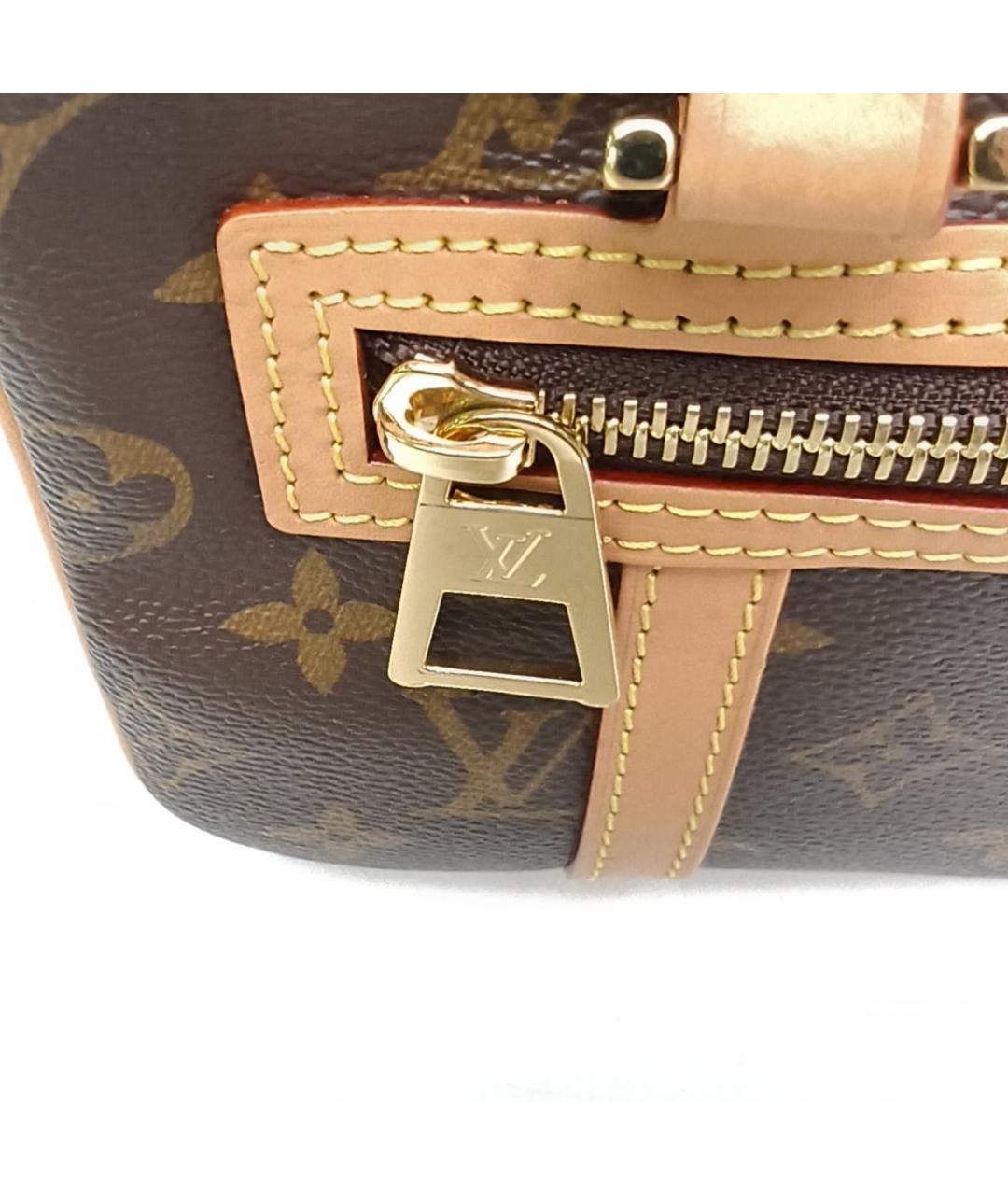 LOUIS VUITTON Коричневая сумка с короткими ручками, фото 6