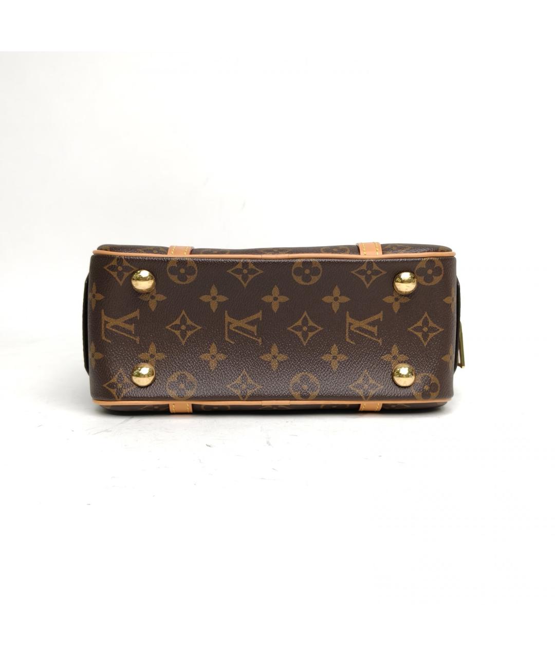 LOUIS VUITTON Коричневая сумка с короткими ручками, фото 5