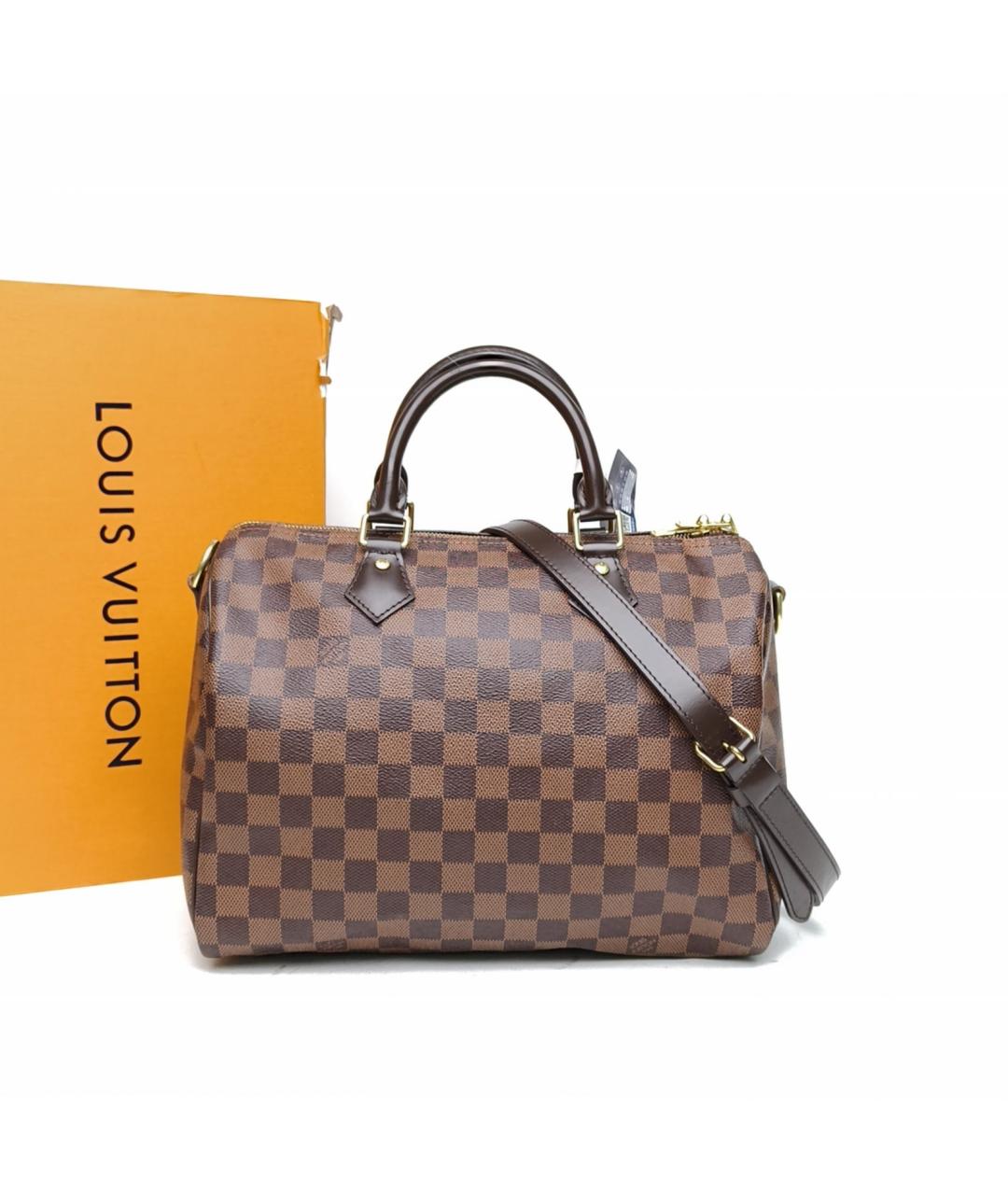 LOUIS VUITTON Коричневая сумка тоут, фото 8