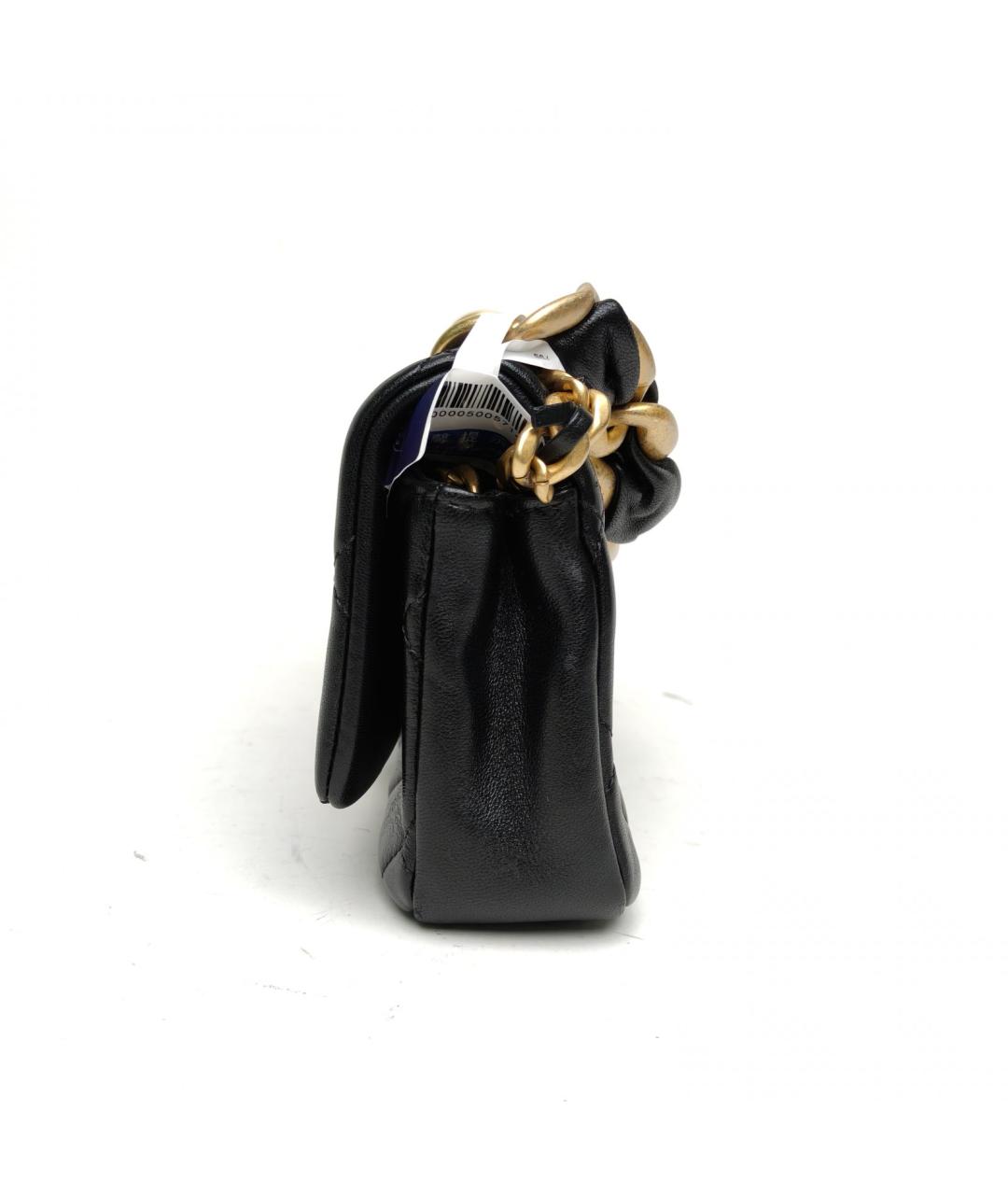 CHANEL Черная кожаная сумка через плечо, фото 5