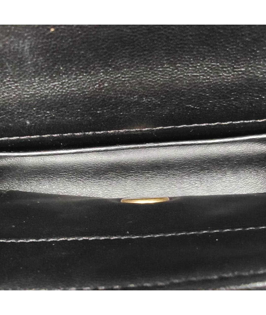 CHANEL Черная кожаная сумка через плечо, фото 8