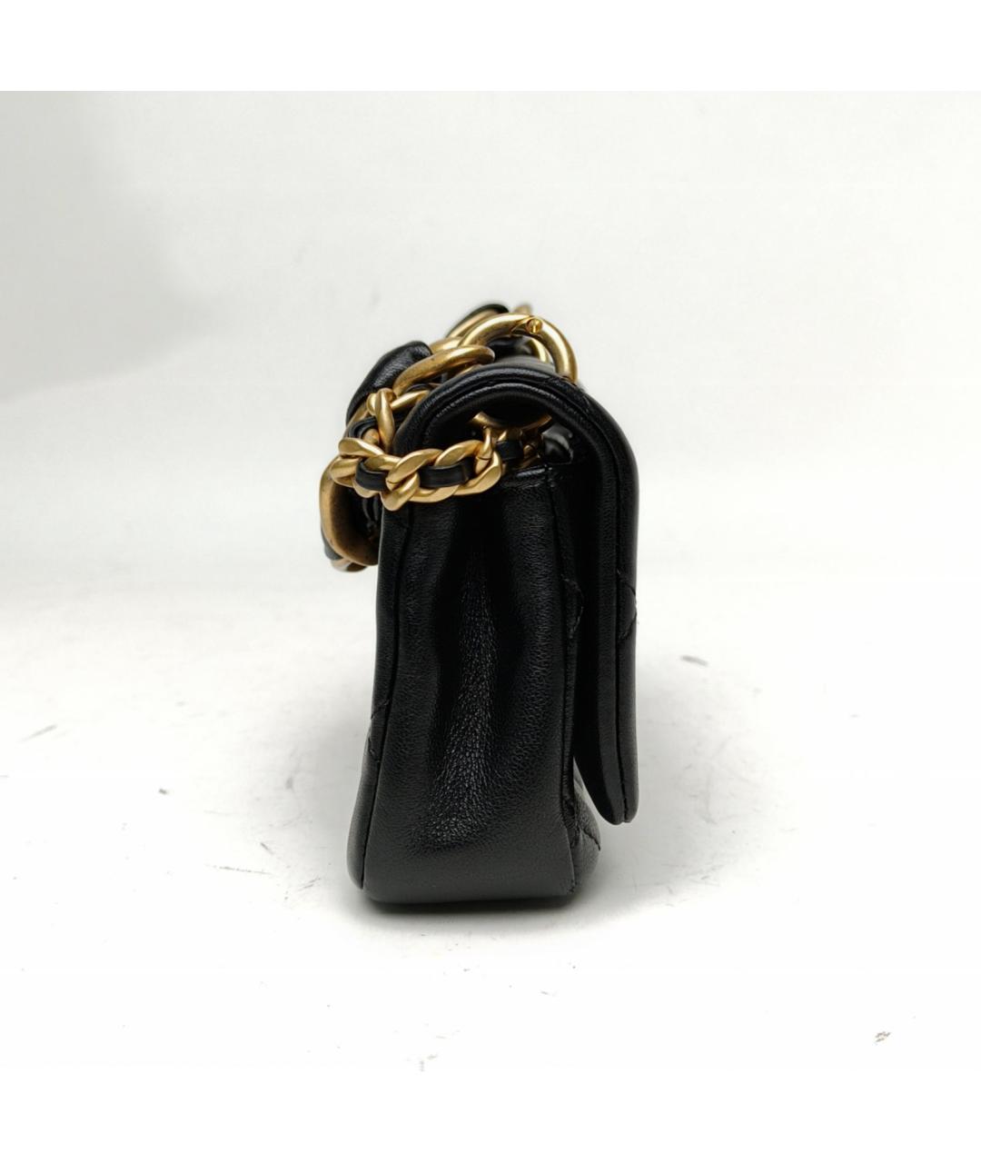 CHANEL Черная кожаная сумка через плечо, фото 3