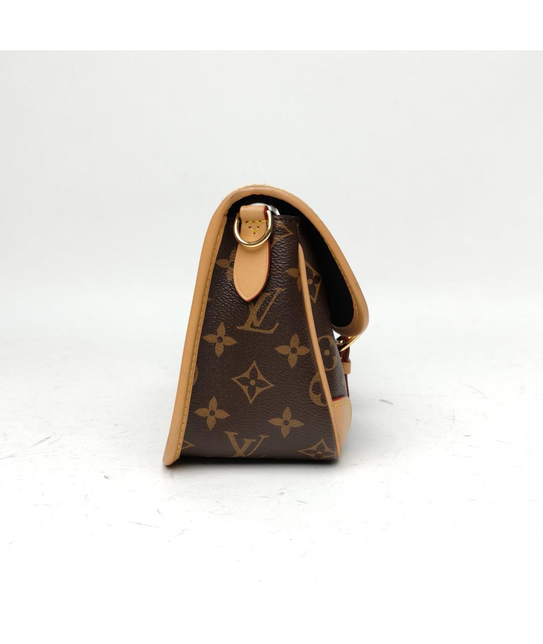 LOUIS VUITTON Коричневая сумка через плечо, фото 5